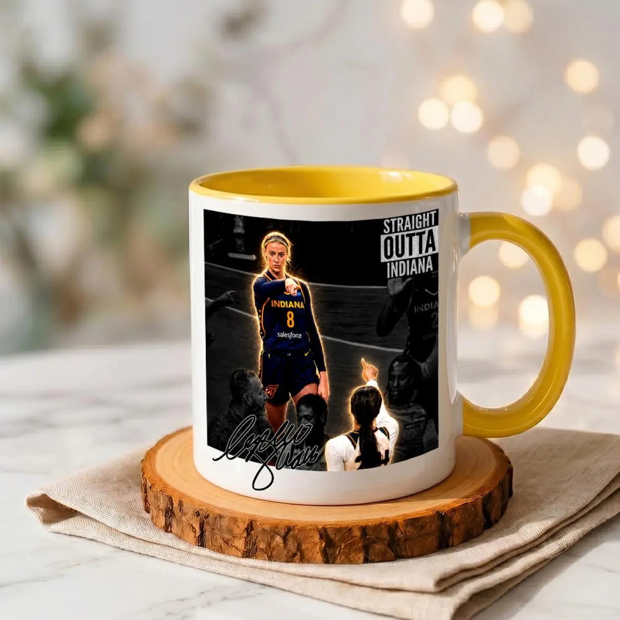 22 Seconds Pointing Mug, Viral Basketball Girl Coffee Cup, Savage Court Moment Hoops Fan Gift