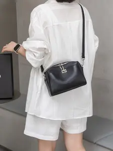 Vintage Leather Camera Bag, Fashion Handbag, New Single Shoulder Crossbody Bag, Genuine Leather Motorcycle Bag, Stylish and Durable, Fashion Crossbody Purse