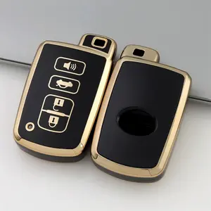 Universal Key Case for Toyota Highlander Avalon Camry Corolla Rav4, Fashionable Women's Key Bag, Soft Tpu Protection Shell