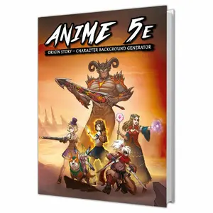 Anime 5E Roleplaying Game RPG Origin Story - Character Background Generator