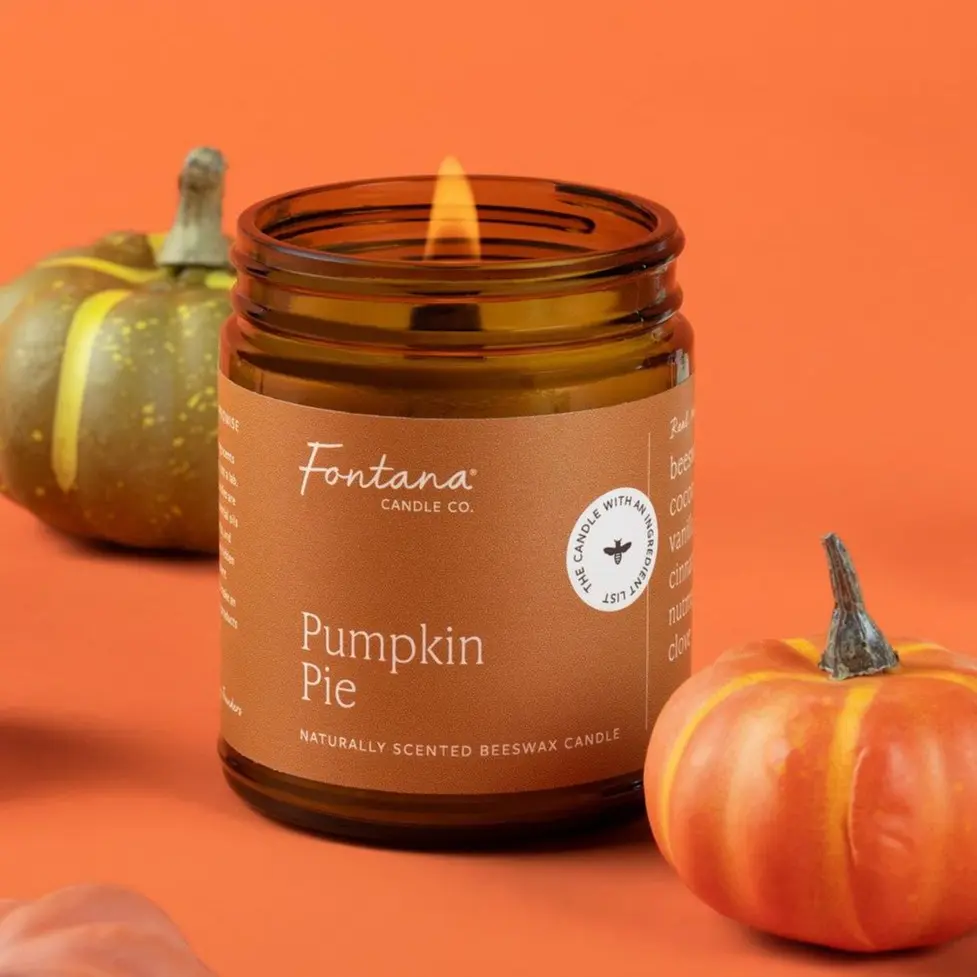 Fontana Candle Co Classic Jar Candles Fall Collection - Pumpkin Pie Jar, Cozy Cabin, It's Fall Y'all, - 40 Hour Burn Time - MADE SAFE Certified