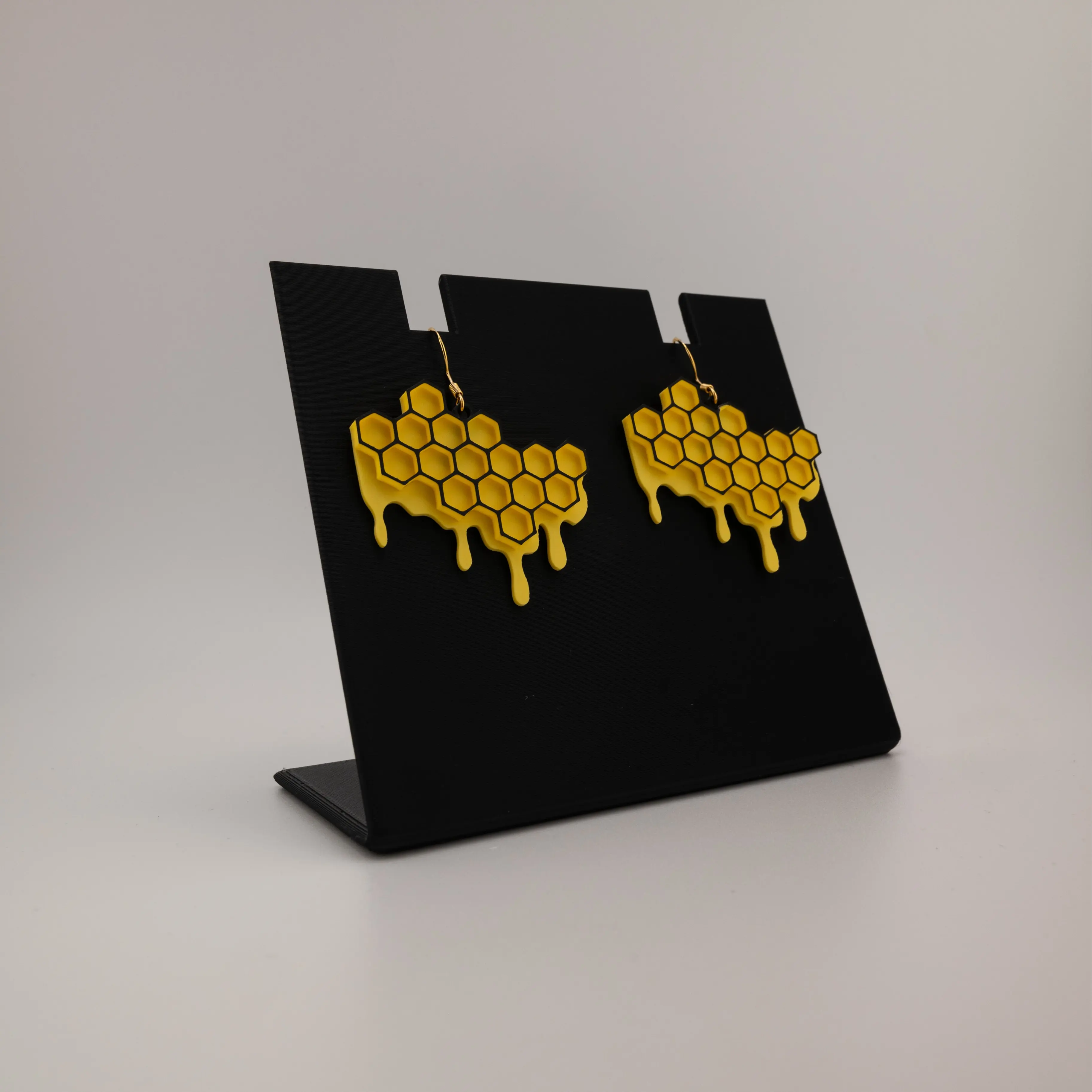 Honeycomb Dangle Earrings