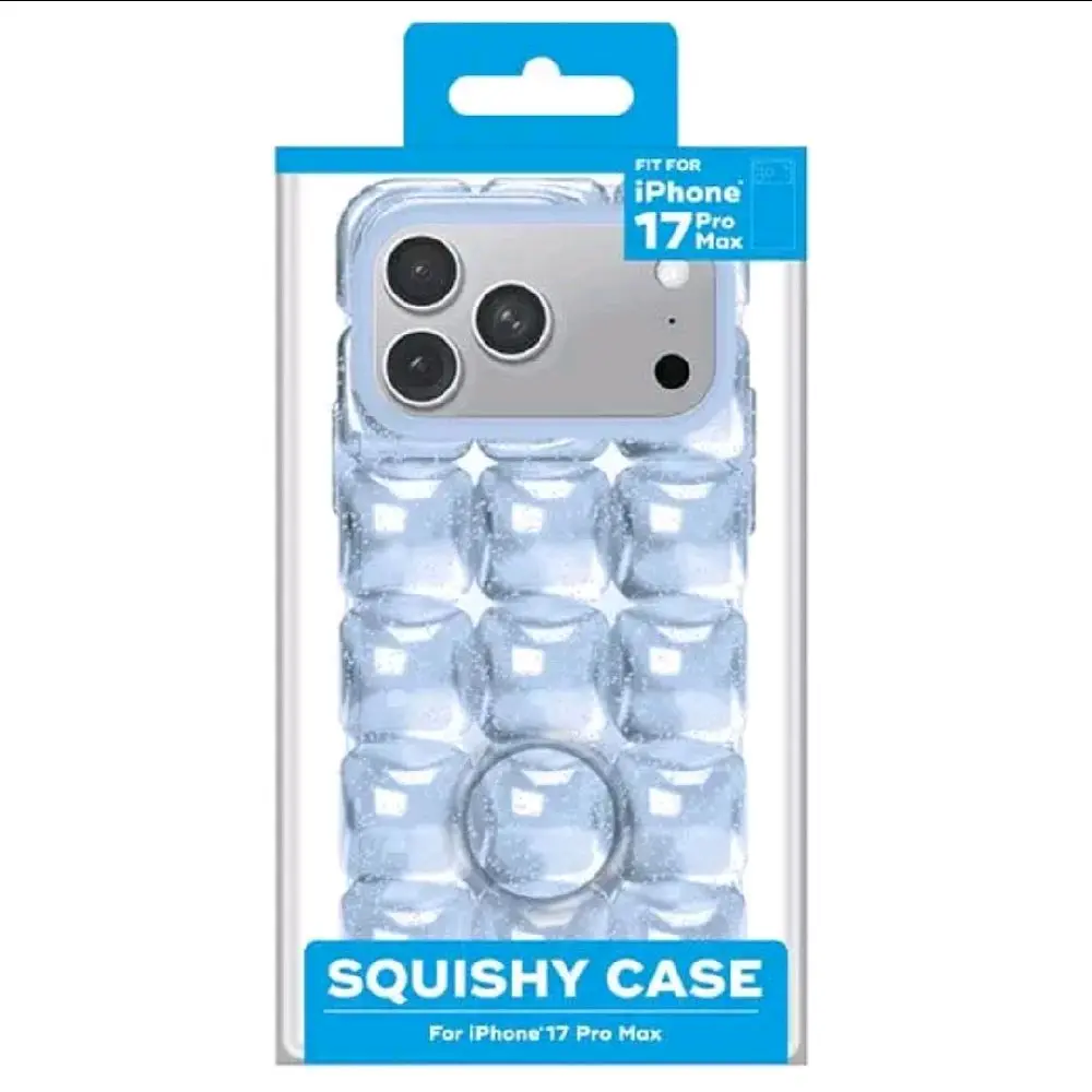 Blue Squishy Jelly Phone Case - iPhone 17 Pro Max