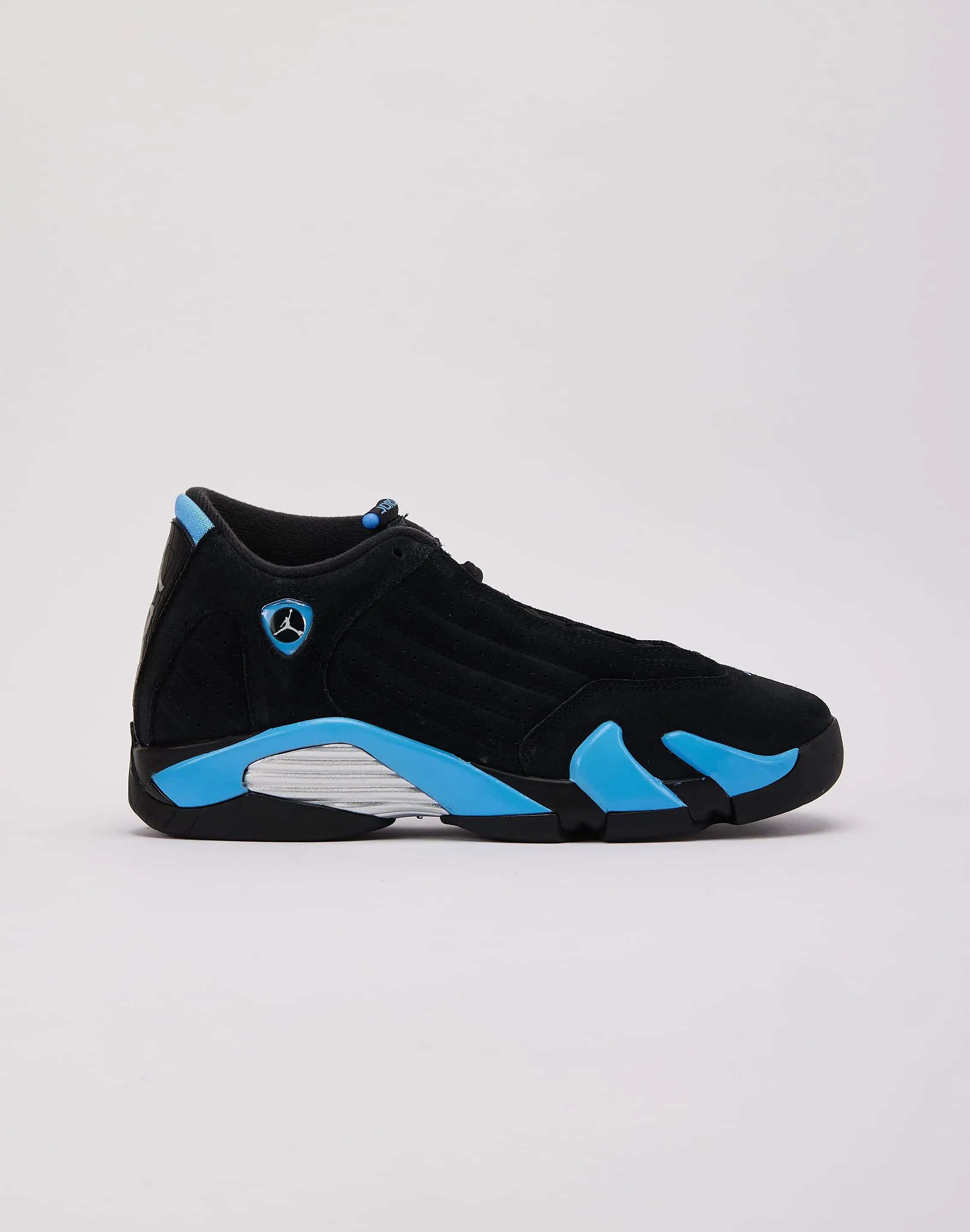 Kids Jordan Air Jordan 14 Retro 'Black and University Blue' Grade-School