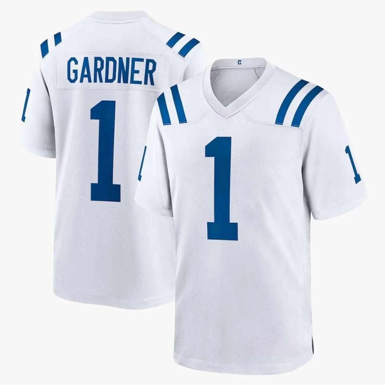 Unisex Football inspired by Gardner 1 Indianapolis Game Jersey - White
