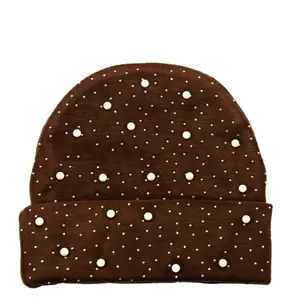 Urban Luxe Pearl-Studded Zoelland  Beanie