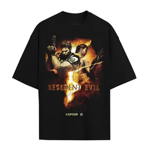 Resident Evil Chris and Sheva T-shirt, Vintage Gaming Shirt, RE5 Game Poster Tee