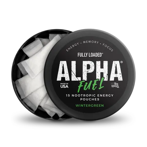 Wintergreen ALPHA Fuel Nootropic Energy Pouches