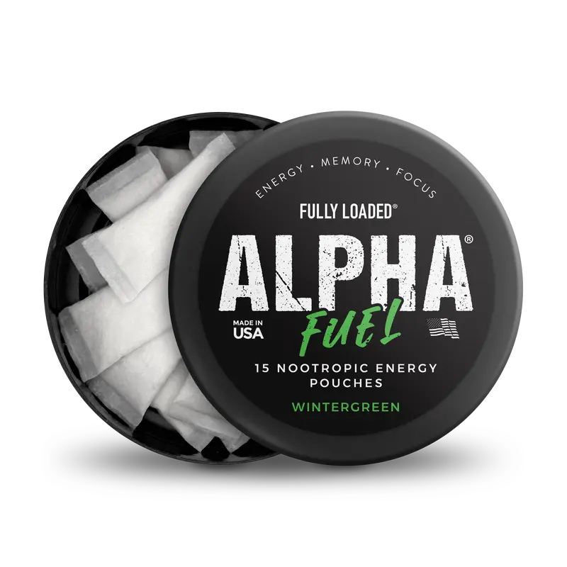 Wintergreen ALPHA Fuel Nootropic Energy Pouches