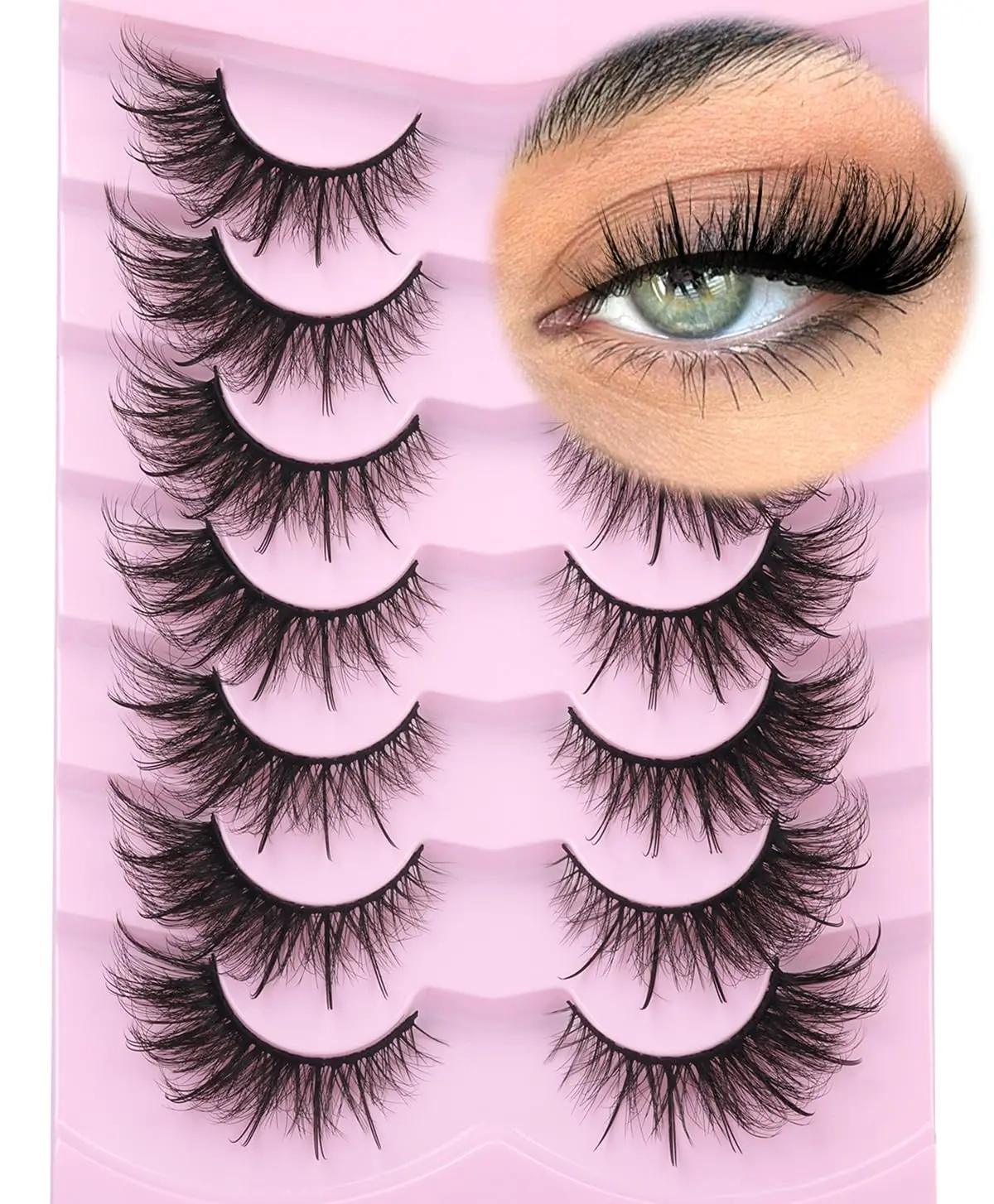 Eye Lashes   Cat Eye Lashes That Look Like Extensions Spiky Fake Eyelashes