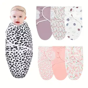 3pcs Newborn Swaddle Blankets for 0-3 Months Boys and Girls Swaddles, Newborn Shockproof Swaddle Design, Newborn Gift.