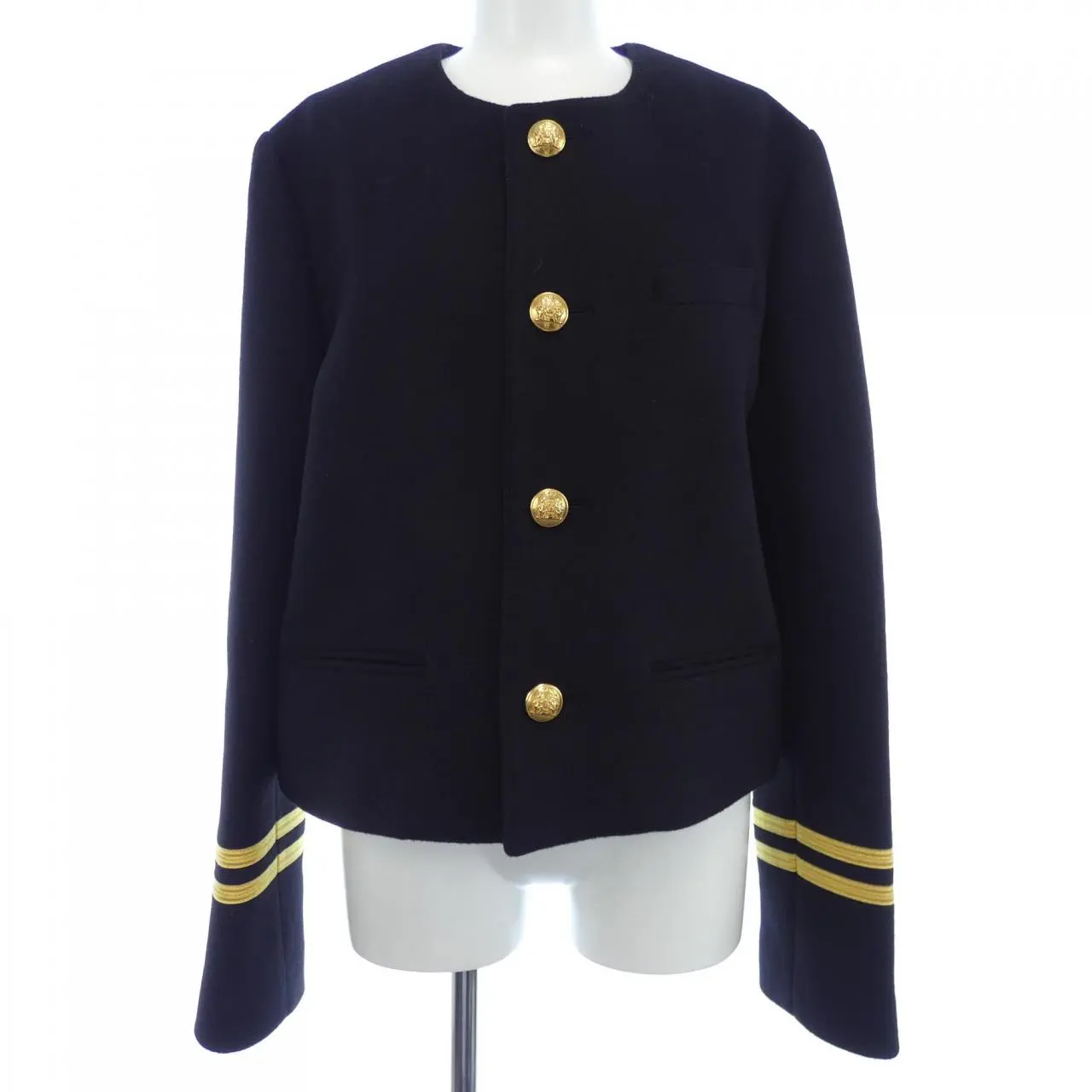 Pre-owned Celine Others Small Leather Goods SPENCER CAPTAIN JACKET Cashmere Jacket