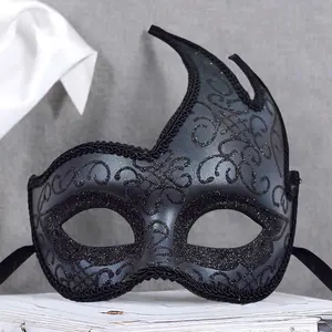 Vintage Queen Masquerade Eye Mask for Women Halloween Costume Party Evening Prom Accessories and Facewear