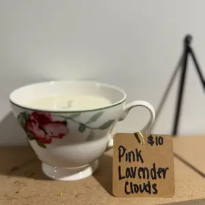 Pink Lavender Clouds Candle