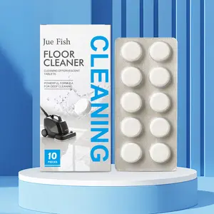 Floor Cleaning Tablets Multi-Functional Home Use, Gentle Stain Removal Floor Brightening Cleaner, Effective Household Cleaning Solution, Powerful Cleaning Solution
