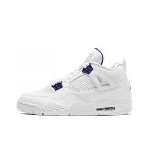 These white and purple high-tops hit DIFFERENT