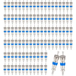 100 Pack Valve Core for R410 R32 R22 High Pressure HVAC Systems with Teflon Seal Ideal Replacement Part for Refrigeration and Air Conditioning