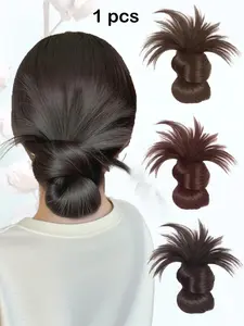KAIRIYA Effortless Fluffy Bun Clip | Instant Low Bun Wig Hairpiece for Women – Perfect for Casual Days, Gatherings & Vacation Outfits Synthetic Soft Hairpieces