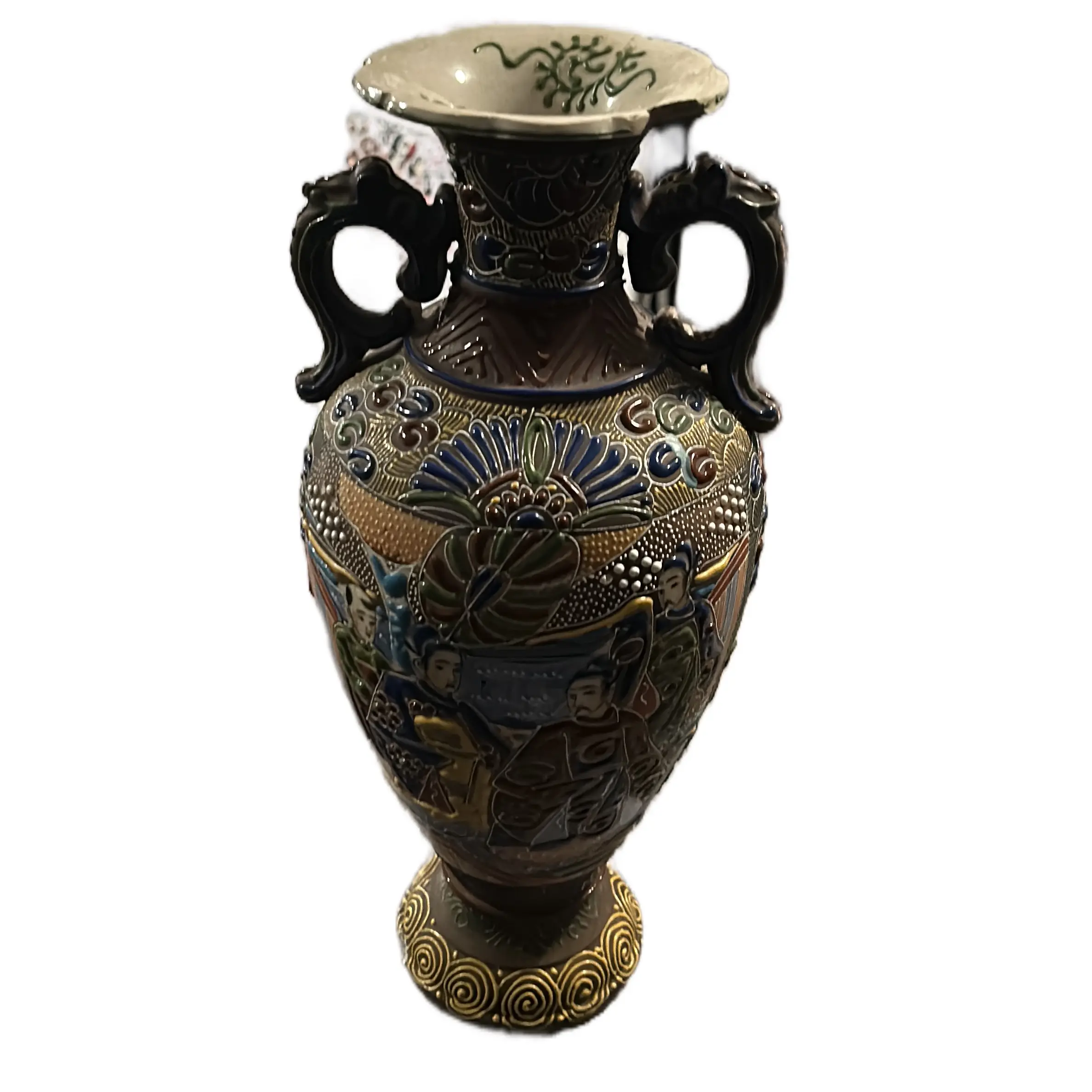 Handmade Japanese Vase - Traditional Ceramic Pottery