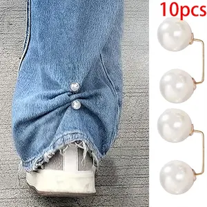 Anti-Exposure Brooch Waist Cinch Clothes Pin, Versatile Decorative Button, Fashionable Clothing Accessory, Easy to Use and Stylish