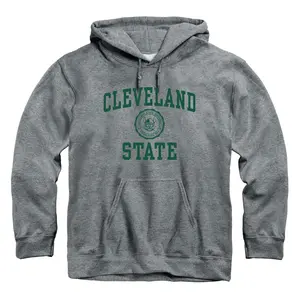 Cleveland State University Heritage Hooded Sweatshirt (Charcoal Grey)