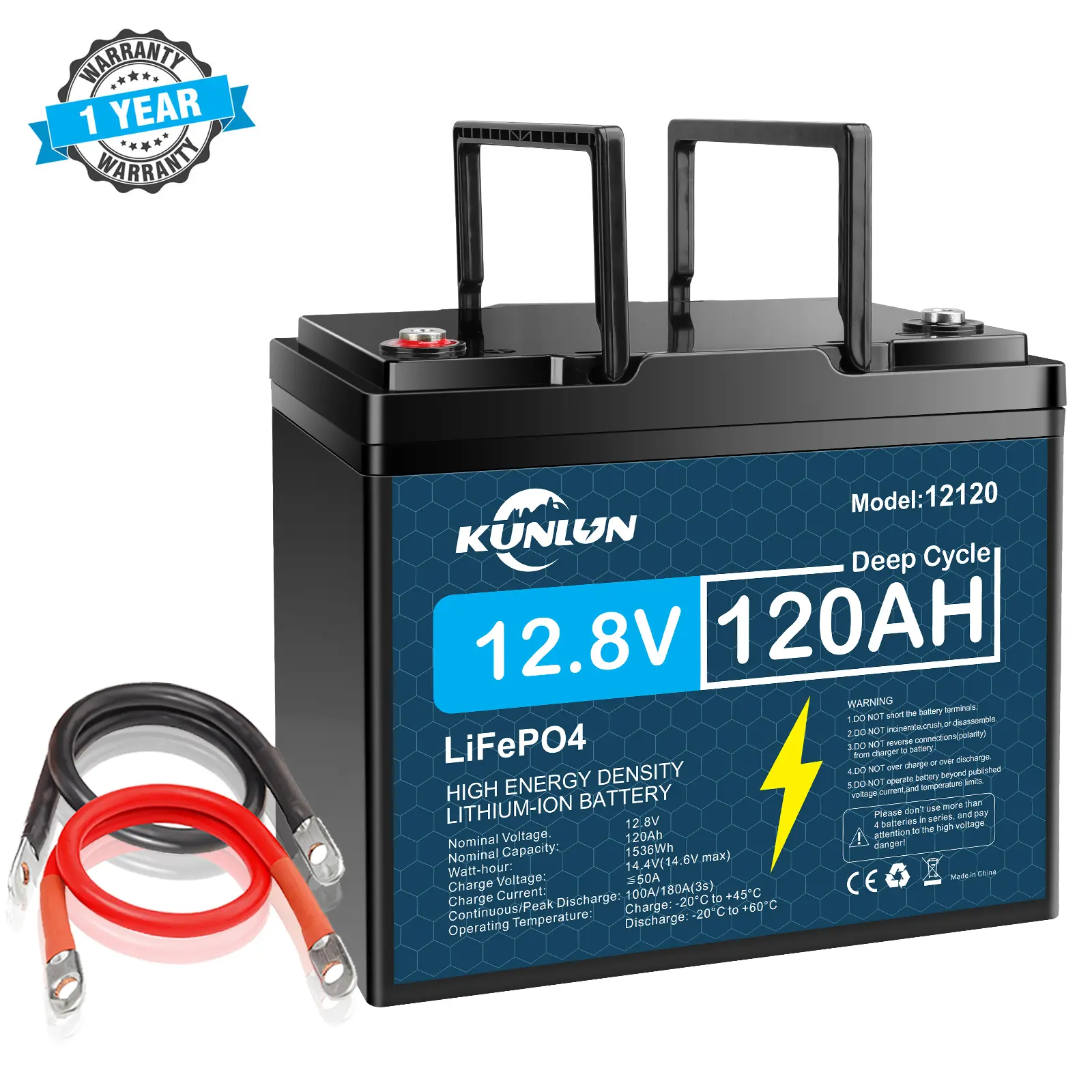 【DealsForYouDays】12V 120Ah/100Ah LiFePO4 deep cycle rechargeable lithium battery, over 5000 life cycles, built-in BMS, perfect backup power, off-grid home energy storage core series, maintenance free,TikTokShopBlackFriday