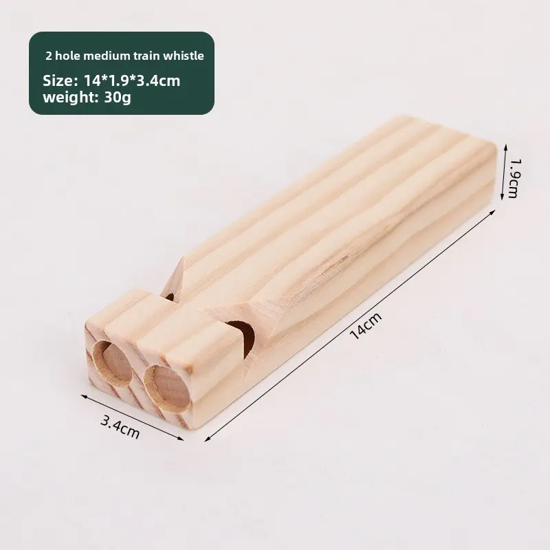 Two-hole medium size 14*3.4*1.9cm (train whistle)