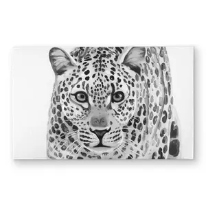 Begin Home Decor CODM213448OZPR 21 x 34 in. Leopard Ready to Attack Door Mat - Indoor & Outdoor Home Decor