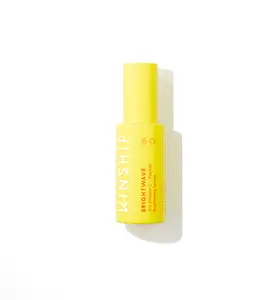 Kinship Brightwave 10% Vitamin C + Peptide Serum - Fade Dark Spots, Reduce Fine Lines & Wrinkles - Brighten, Plump & Smooth Face - Vegan Collagen - Anti-Aging Skincare - All Skin Types (1 Fl Oz)