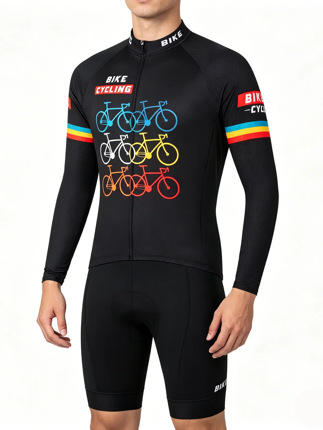 long sleeve cycling jersey singapore - TikTok Shop