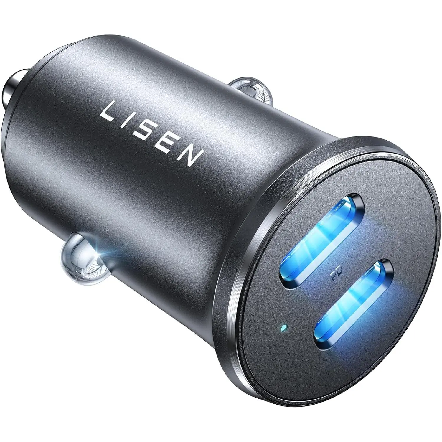 90W USB C Car Charger for iPhone 17 Car Charger 40W Fast Charging, 2-Port PD 45W & QC 3.0 Cigarette Lighter USB Charger [All Metal&Mini] for iPhone 17 Air/16/15/14/13 Pro, Galaxy S25/S24, iPad
