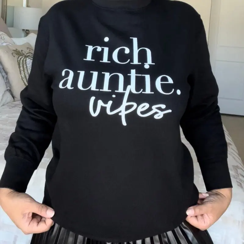Rich Auntie Vibes Sweater