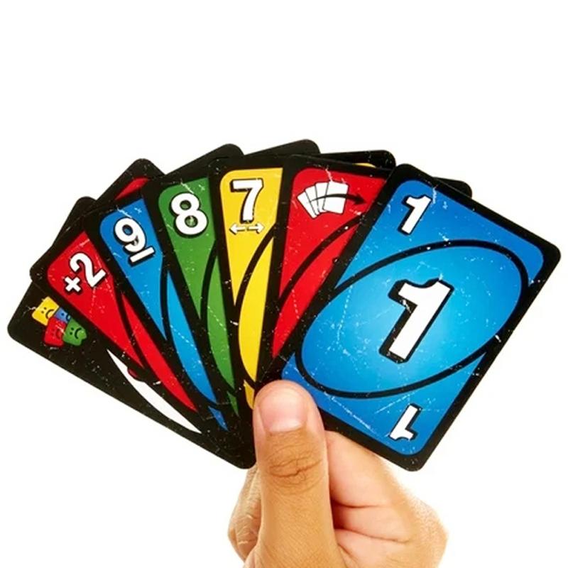 New Iron Box Uno Game Board Card Game, Party Cards Game, Family Gathering Entertainment, Family Fun Game, Uno Card Toy for Kids, Birthday Christmas Gift