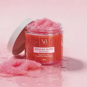 [VB AZUCAR GLOW EXFOLIANT]Brightening Sugar Face Scrub | VB Azucar Glow Exfoliant 100g Natural Exfoliator, Hydrating Facial Cleanser Improves Skin Texture For Soft Smooth Glowing Skin