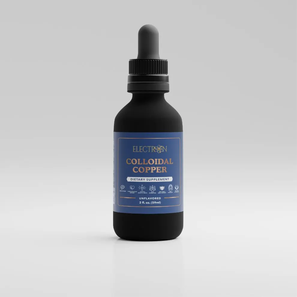 Colloidal Copper Supplement - 99.99 Pure Elemental  Advance Copper Dietary Mineral Supplement