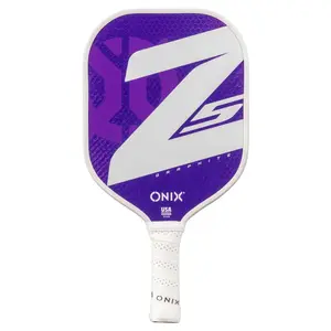 Onix 15.5'' Z5 Wide Body Pickleball Paddle - Purple: Graphite, 8.2 oz, 4" Grip