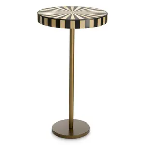 Eichholtz Space Saving Round Drum Drink Table