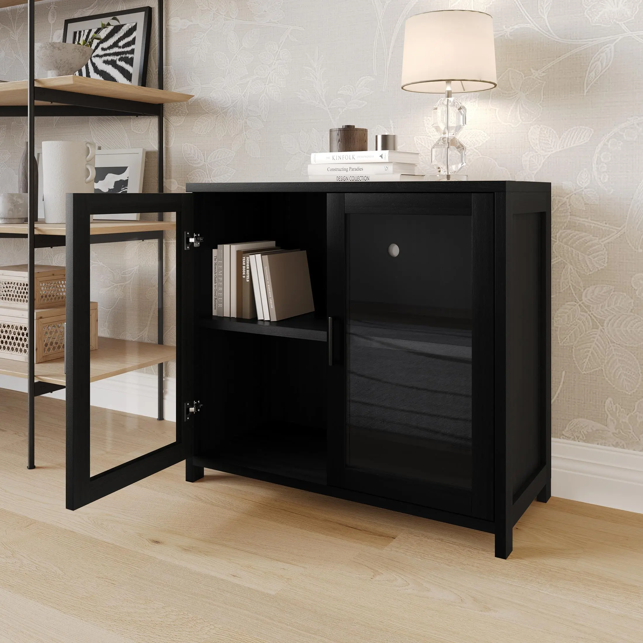 Modern 2-Door Storage Cabinet
