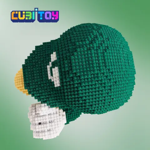CubiBRICK Animation Series Raising Hand Louie (24,138 PCS) 3D Micro Building Block Model