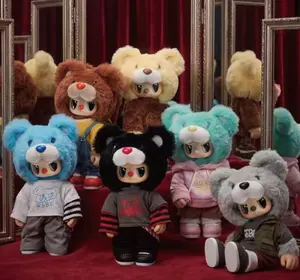 REBEL BEAR Plush Figure Keychain Toy Doll