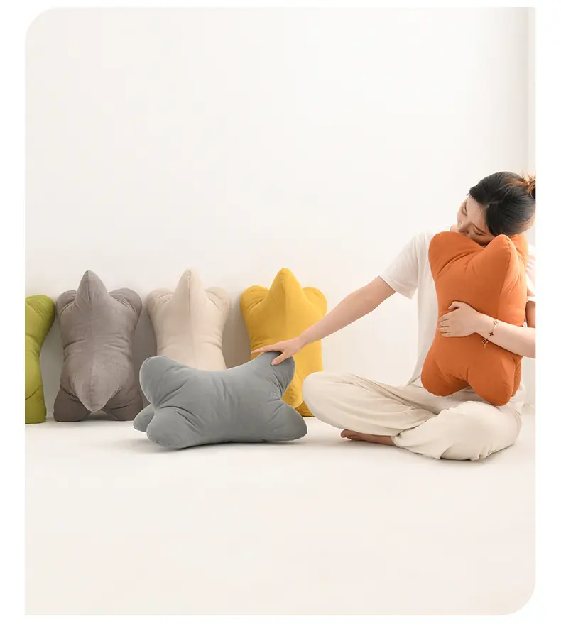 1 Pc Neck Pillow,bone pillow,Cervical Neck Roll Bolster Pillow for Pain Relief, Firm Neck Support Ideal for Back Side Sleepers, Office Lunch Break,leg elevation pillow