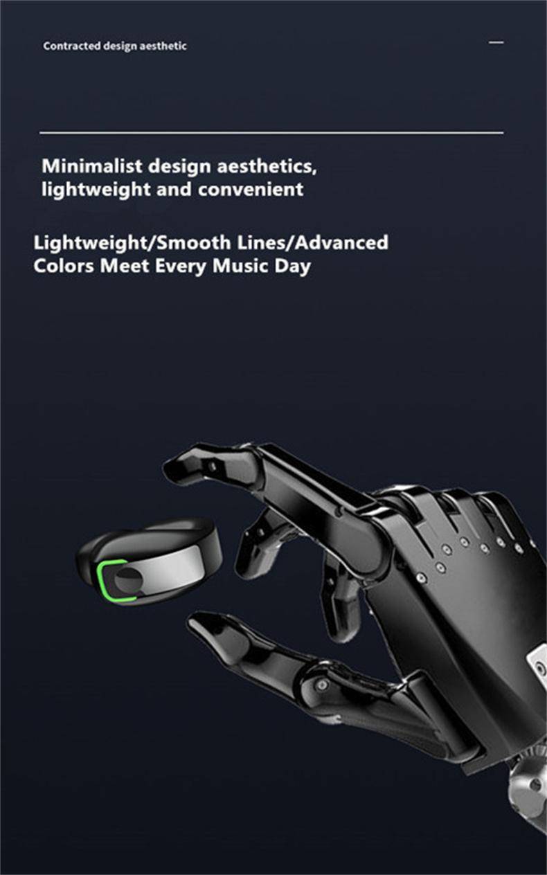 Earphone Clip Wireless Bluetooth Headphone Bone Conduction Headset High Quality TWS Auriculares Sport Noise Canceling With Mic