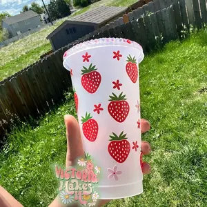 Strawberry cold cup