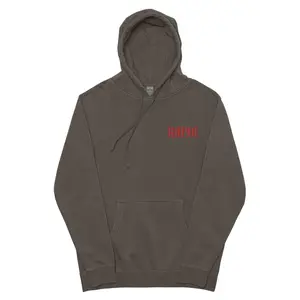 Katya - Chest Logo Embroidered Vintage Wash Hoodie