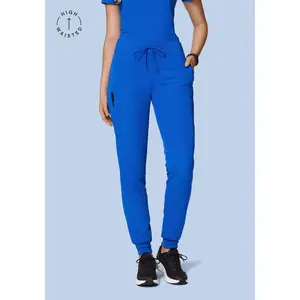 High Waisted Joggers Royal Blue