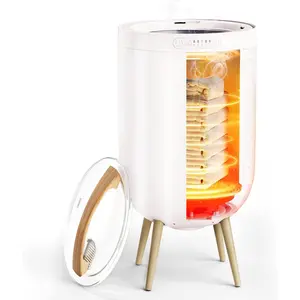 Heated Towel Warmers for Bathroom - 20L Large Towel Warmer Bucket,  Handle, Auto Shut Off,  and RGB, Fits Up to Two 40"X70"  Towels, Bathrobes, Blankets