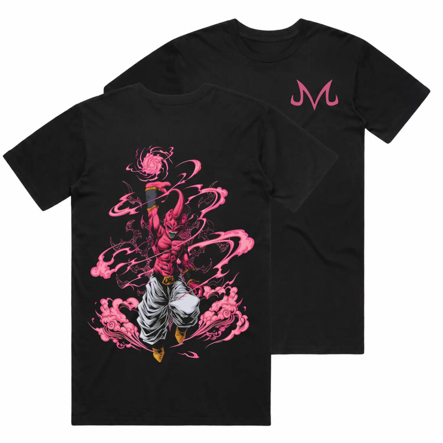 Retro Heavy Limited Majin Buu - Dragon Ball Anime Double Printed Vintage Tee Unisex Oversize Anime Manga Cotton T-Shirt Gift for Anime Fan Anime Lover