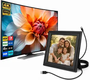 TV Antenna for Smart TV Indoor,TV Antenna for Local Channels,Support 4K 1080p with Signal Booster,No Monthly Fees for HomesAntenna TV Digital HD Indoor & Outdoor-Decorative Picture Frame TV Antenna