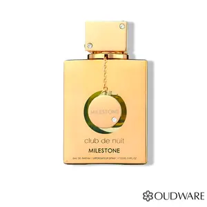 Armaf Club De Nuit Milestone Eau De Parfum 105ml (3.6oz) - Genderless Fragrance With Notes Of Red Fruits, Marine Accords, & Amber