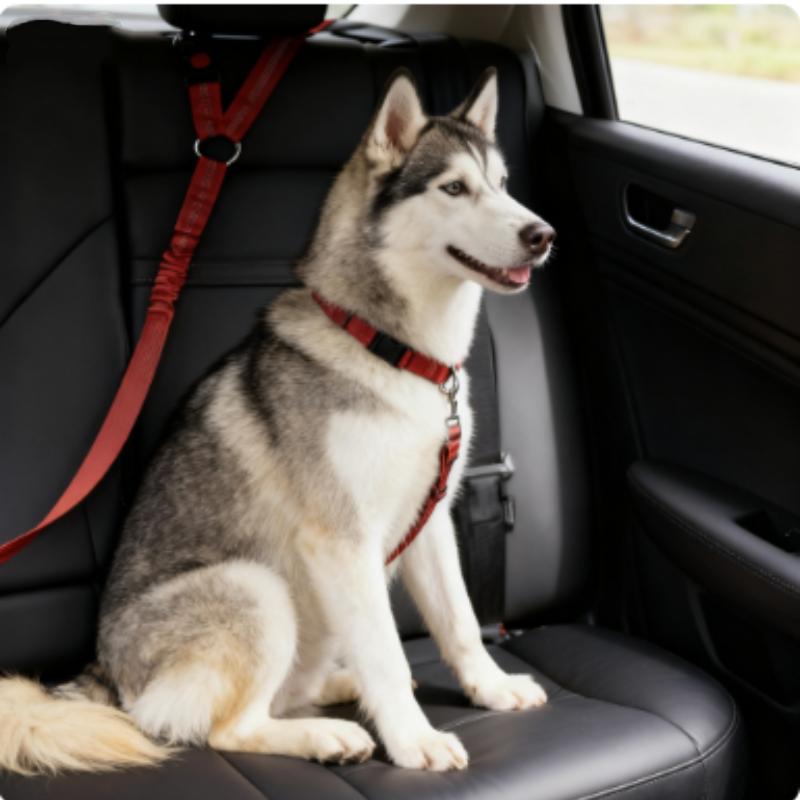 Reflective Pet Dog Car Seat Belt Puppy Collar Walking Travel Car Accessories Cat Leash Harness for Small Dogs Pet Car Supplies